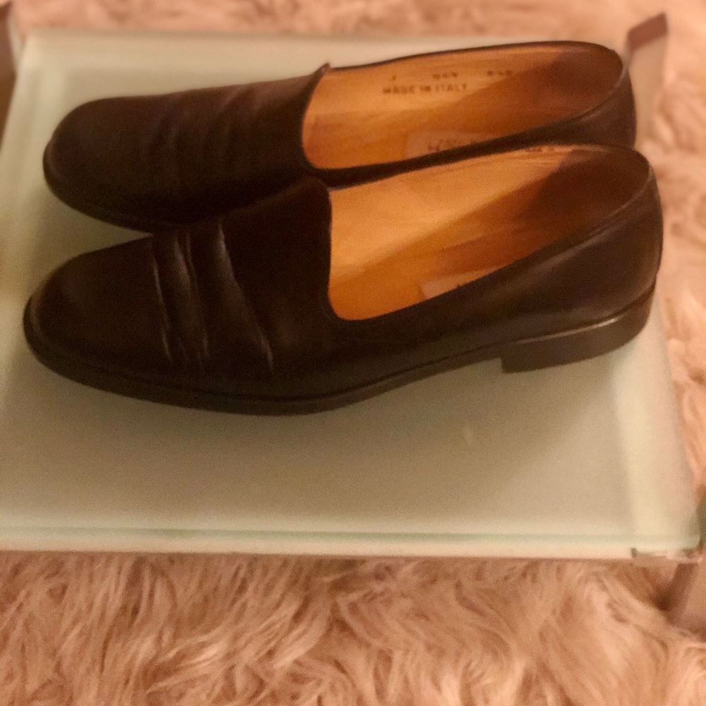 Coach Black Kid Loafers VTG